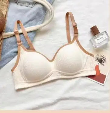 Cotton Everyday Bra for Women No Steel Ring Breathable Comfortable Bras Girls Fashion Underwear Bralette Women's Intimates