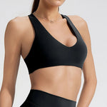 Softmotion Sports Bra Women Padded Yoga Bra Top High Support Gym Bra Top Pilates Yoga Tank Top Y back Push Up Fitness Underwear