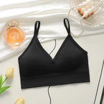 Four Colors U-shaped back Women's seamless comfortable single-layer thin detachable chest cushion sports bra Z2002