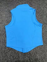 No Padded Sports Top Women Gym Vest 2025 Zipper Fitness T-shirts Woman Compressed Shirt Yoga Clothing Sportswear