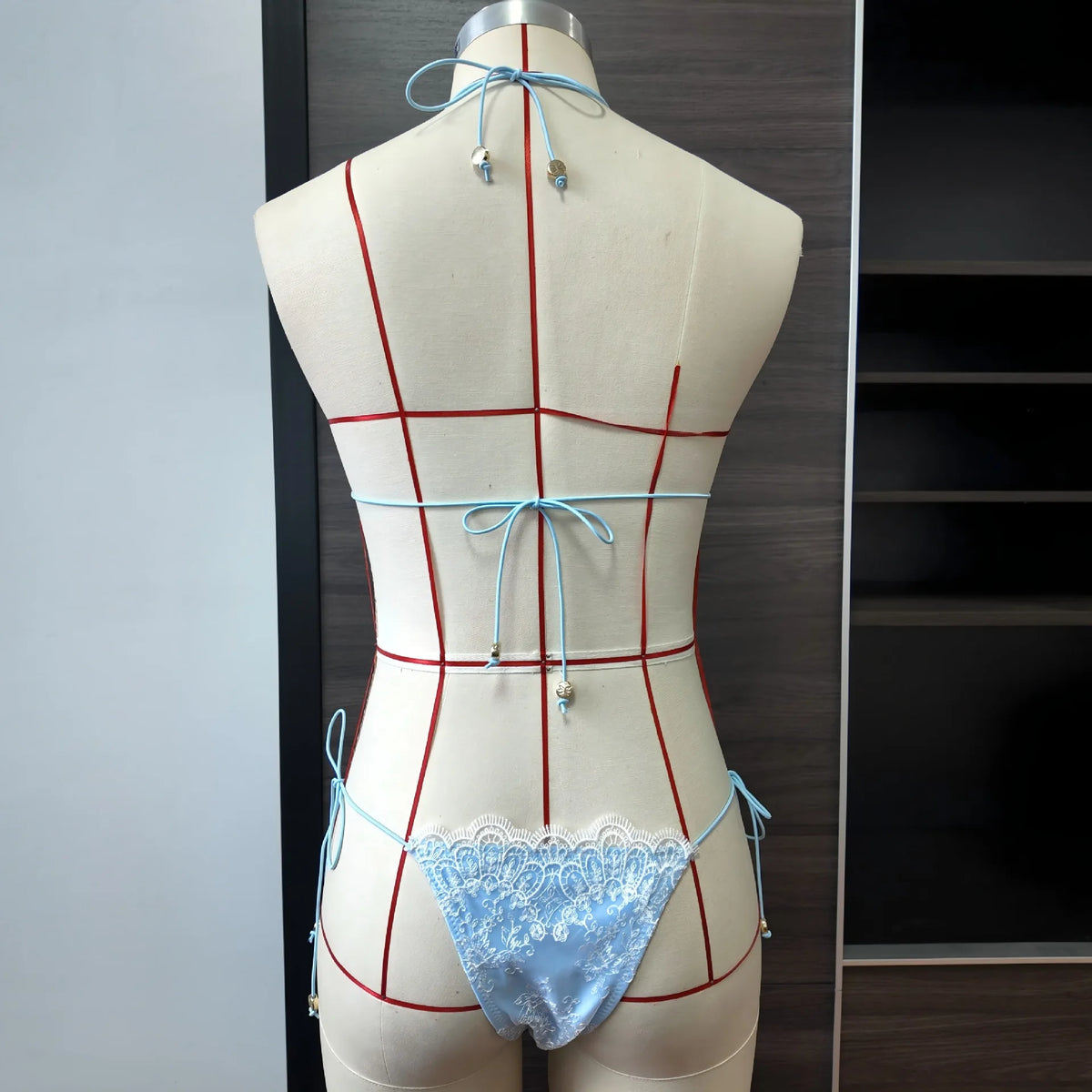 2026 Sexy 2 Piece Bikini Sets Lace bordered Bikini Micro Thongs Bathing Suit Swimsuit Women Biquini Bandage Beachwear Swimwear