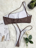 Asymmetric G String Bikinis Mini Micro Thong Bikini Female Swimsuit Women Swimwear Two-pieces Bikini Set Brazilian Bathing Suit