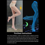 Stockings Women Lingerie Tights Party Sexy Fluorescent Socks High StretchCosplay Long Socks Summer Ultra Thin Fishnet Sock