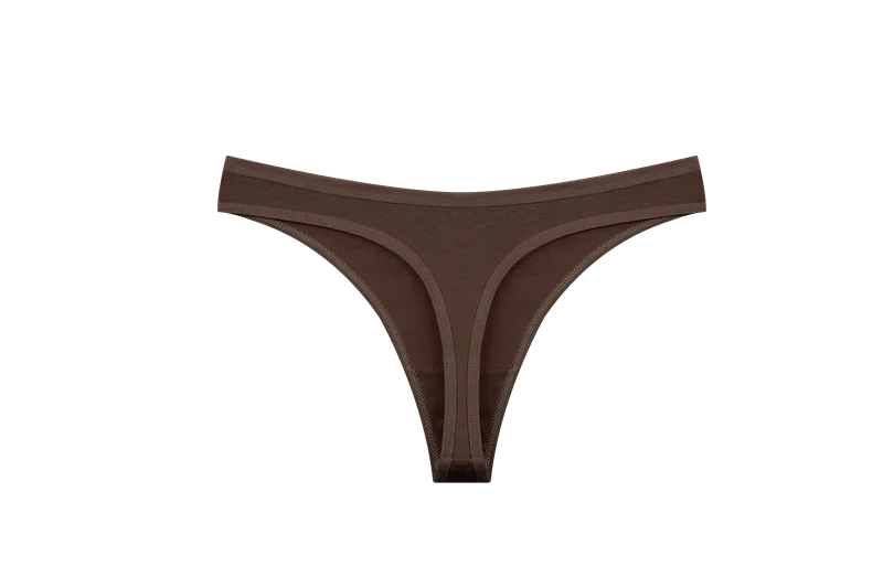 4PCS Women Seamless Thong Cotton Thin Strap Low Waist High Flexibility Panties Sexy Underwear Ladies Briefs T-back Soft Women