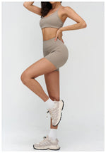 2 Pieces Sportswear Women Yoga Set Gym Clothes Fitness Set Outfit Outdoor Long-Sleeved Shirt Tracksuits Sports Bra Gym Leggings