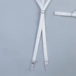 Toucheart Embroidery Floral Sexy Lingerie Panty Garters3PCS Skinny Plunge Patchwork See-through Romantic Private Interesting Set