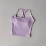 Women's Cross-Back Yoga Sports Vest One-Piece Cup Versatile Training Fitness Bra Colorful Fitness Clothing for Active Women