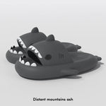 4cm Thick Sole Shark Slippers For Women Men Indoor Beach Slides Cute DIY Night Glowing Lantern Couples Summer Street Sandals