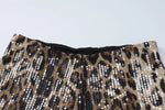 Sexy Chic Leopard Printed Super-short Night Club Shorts Women Fashion Skinny Sequins Short Pants Evening Party Outfit Streetwear