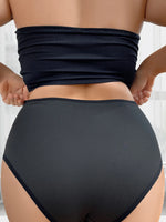 1pcs Sexy Hollow Out Plus Size Women's Panties Solid Color Lace Floral Cotton Splicing Briefs Breathable Skin-Friendly Lingerie