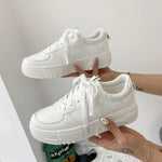 2022 Fashion Spring New Designer Hot Sale White Shoes Female Platform Sneakers Women Tenis Feminino Casual Female Shoes Woman