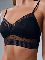 Sexy lace U-shaped backless lingerie for women without steel rings beautiful back bra ultra-thin invisible bra cross-border b