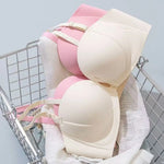 2026 Strapless Non-slip Sexy Lingerie for Women Front Buckles and Small Breasts That Make Them Look Bigger Thicker Bra Underwear