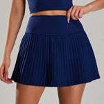 Women's Sports High Waisted Short Skirt Quick Drying Abdominal Tightening Pants and Pocket Tennis Yoga Golf Mini Skirt