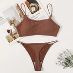 Seamless Bras And Panties Set Women Non-wire Bra Sexy Brazilian Thongs Female Fitness Tube Tops Sports Underwear Lingerie Set