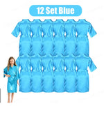 6-15Pcs Multicolors Spa Robes for Girls Spa Birthday Kimono for Girls Soft Silk Satin Slumber Sleepover Pyjama Party Supplies