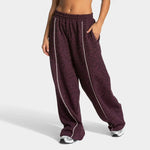 Loose Leopard Print Yoga Lounge Pants - Comfortable Sport Leggings for Workout & Casual Wear