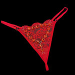 Rhinestones Metal Chain Sexy Women Panties Gem G String Girls Briefs Thong Lace Erotic Female Underwear Low Waist Intimates