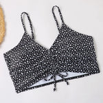 High Waist Bikini Swimsuit Women 2024 Floral Print Swim Suits Drawstring Front Shorts Boxers Swimwear Trunks Pool Bathing Suit