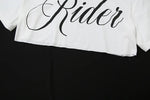 Letter Print Oversized Tees Women Skew Collar Off Shoulders Short Sleeves T-shirt Irregular Hem Hip-hop Style Trend Crop Tops