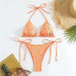 Fish Scales Shiny Halter Triangle Bikinis Sets Swimwear Women Micro Thong Swimsuits Swimming Suit Biquinis Bikinis de Mujer 2026