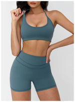 Sexy Gym Top Women Sports Bra Running Hanging Neck Yoga Bra Breathable Sports Underwear Women Fitness Push Up Workout Top Women