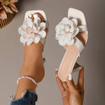 Summer New Women Sandals ShoesDecorLadiesDress Party Female High Heel Slippers