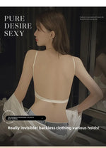 Front Button Underwear Women's Small Chest Pull Up To Show Large Summer Thin Collection Breast Anti-sag White Thin Strap Bra