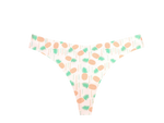 5Pcs Women Ultra-thin Seamless G-string Seamless Print Thongs Sexy Panties Ladies Soft Cute Thongs Female S-XL T-Back Panties