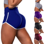 Women Gym Fitness Tight-Fitting Yoga Shorts Sexy Elastic Sports Running Tight Hip Lifting Shorts Girls Casual Sports Short Pants