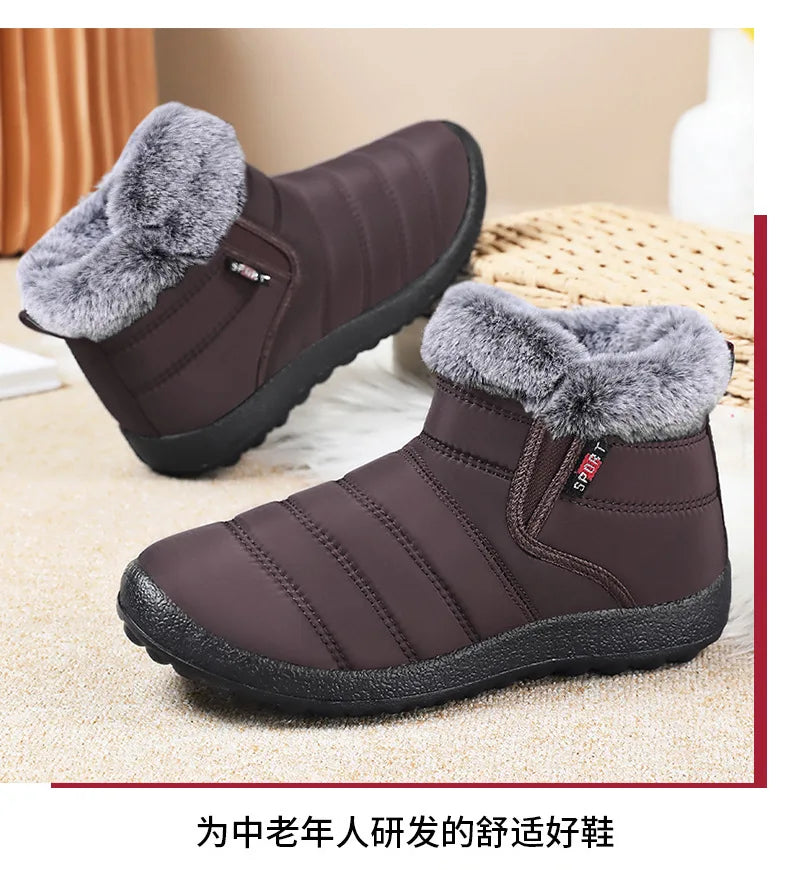 Outdoor Snow Boots CoupleHikingMen's Shoes, Women'sSkiHigh-Top Cotton Shoes, Cold-Proof Men's Boots, Women's 2026