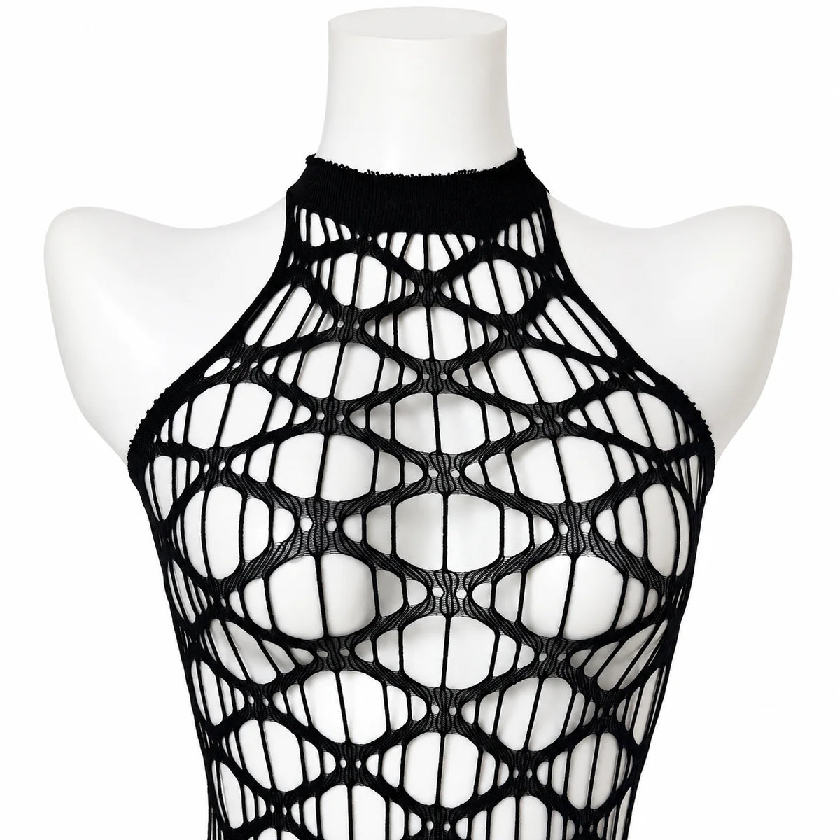 Sexy Cover Up Hollow Out Fishnet Dress without Inside Bikini Sets Summer Holiday Elastic Mini Bodycon Black Dress Free Size