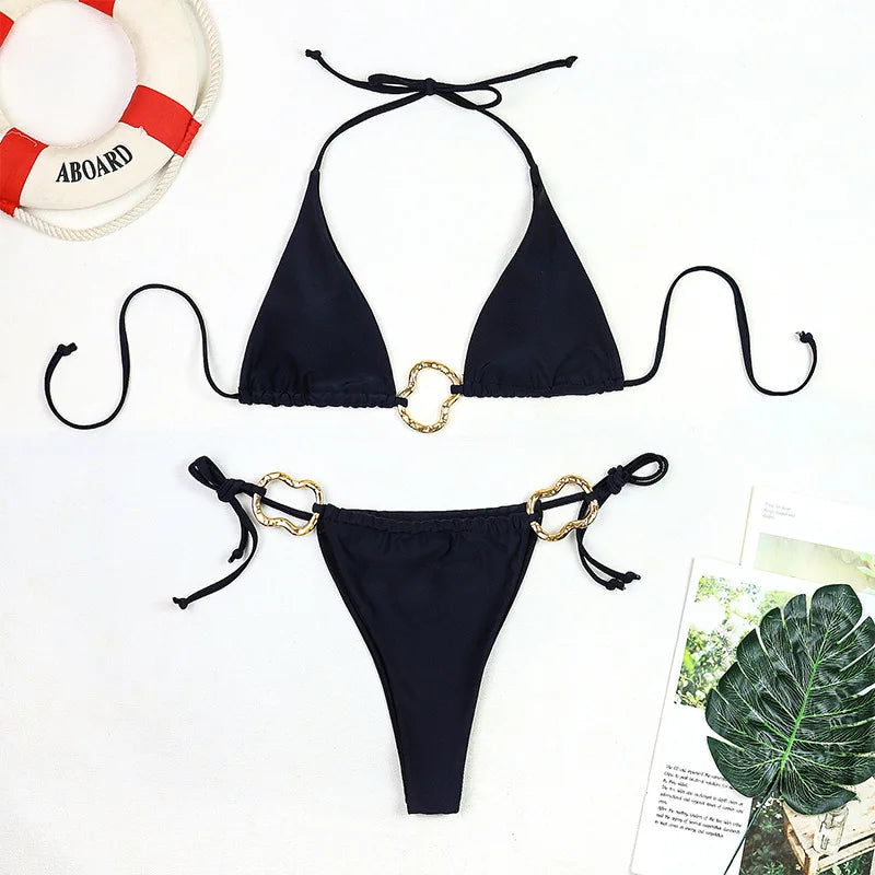 Micro Bikinis Sexy Women Swimsuit 2025 Push Up Bikini Set Female Swimwear Braizlian Swimming Suit Beachwear Bather Biquini