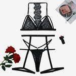 Sexy Bra & Briefs Gather Sets Seamless Sensual Transparent Thin Intimates Erotic Lingerie Suits Sexy Panties Underwear Set