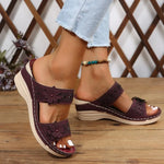 2026 Women's Wedge Suede Upper Comfort Fleece Lining Non-Slip Sole Casual Daily Indoor Outdoor