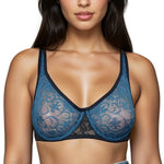 Womens Underwear Lace Bras Underwire BH Hollow Out Embroidery Sexy Lingerie Tops Plus SizeBrassiere A B C D Cup