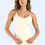 HISTELLO Impact Scoop Neck Top Women Gym Tank Top Sports Yoga Vest Fitness Seamless Open Back Bra Running Workout Sportswear