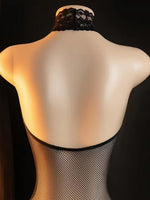 Crotchless Bodysuits Transparent Bodystocking For Sex Bold Body Suit Open Bra Outfits Erotic Costumes Sexy Fishnet Lingerie