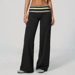 Straight Leg Flared Pants Women's Yoga Bell Bottom Gym Workout Leggings Female Naked Feel Pilates Running Sports Flared Trousers