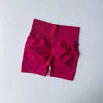 Women's High Waist Sports Shorts Peach Hip Lifting Waist Tightening Slimming Running Training Fitness Clothing