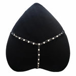 Rhinestones G String Girls Metal Chain Sexy Women Panties Gem Briefs Thong Lace Erotic Female Underwear Low Waist Intimates