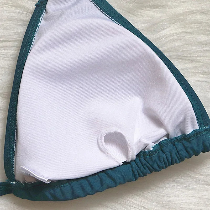 Jewelled Rhinestones Diamond Bikini Female Swimsuit Women Swimwear Two-piece Bikini Set Brazilian Bather Bathing Suit Swim Lady