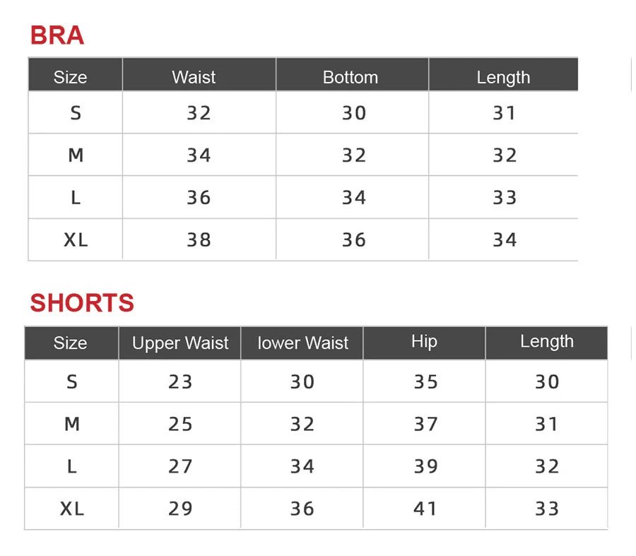 2PCS Yoga Set Gym Clothes Sportswear Women Tracksuit Fitness Tracksuit Workout Suit Sports Bra Gym High Waist Push Up Shorts
