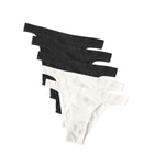 5Pcs/Set Women Seamless Brazilian Panties Solid Color High Leg Cut Briefs Sexy Underwear Female Underpants Comfort Lingerie