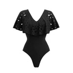 2Pcs Laster Cut Swimsuit Women Sexy Bikini Push Up Swimwear 2025 V Neck Swim Suit Female Bandeau Biquini Bathing Suit Beachwear
