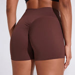 DIAS FIT JOY Women's Sports Shorts Gym High Elasticity Tight Fitting High Waist Running Quick Drying Yoga Pants Hot Pants