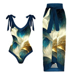 2026 New Arrival Push Up Women Bikini Set Floral Printed Ruffle Bikinis Strappy Bandage Swimwear Brazilian Biquini Bathing Suit