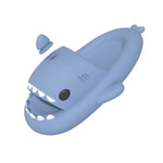 1Pair DIY Shark Slippers Charms Night Glowing Lantern Unicorn Cute Strawberry Panda Ice Cream Fins Shoes Accessories