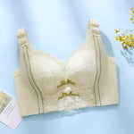 Womens Full Coverage Lace Push Up Bra Wireless Large Size Anti-sagging Underwear Female Lingerie 34 36 38 40 42 44 48 50 C D E