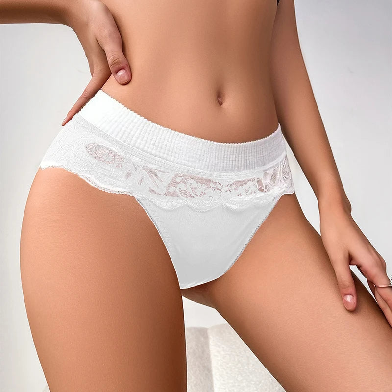 1pcs Low Waist Floral Sexy Lingerie Fashion Style Elegant Women's Panties Comfortable Female Underpants Hot Sale Lady Briefs